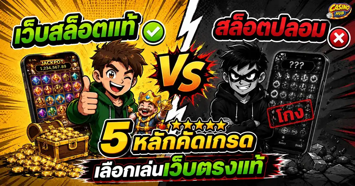 เว็บสล็อตแท้