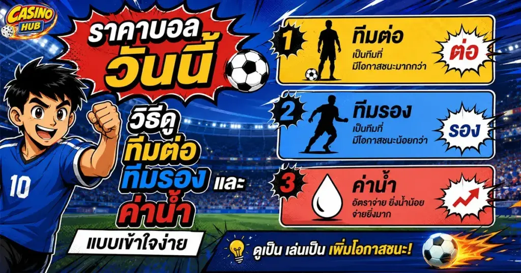 ราคาบอลวันนี้